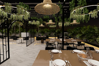 design 3d and 2d residential exterior and interior