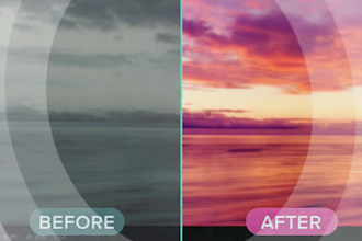 professional cinematic video editing and color grading
