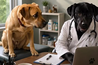 create a funny ai talking dog video for you