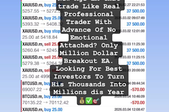 deliver profitable forex trading robot, forex ea robot, trading bot, gold ea