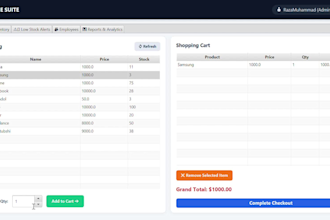 create pos billing and inventory software for your business
