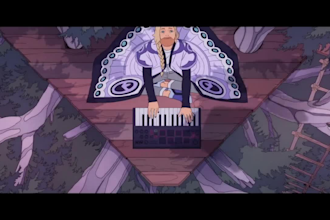 create amazing 2d animated music video cartoon music video anime music vide0