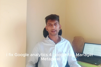 set up meta pixel, capi ga4, and GTM e commerce, conversion, and event tracking