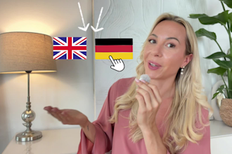 create authentic ugc videos english or german