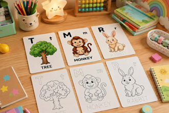 design kids coloring book and activity pages