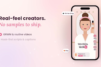 create viral tiktok ai skincare etsy product video ads ugc shopify beauty brands