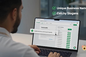 create unique business names, catchy slogans and domain ideas