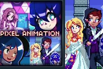 do pixel art animation pixel art sprite sheet game asset for game art pixel art