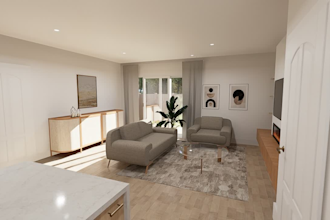 create photorealistic 3d interior rendering and spatial visualization