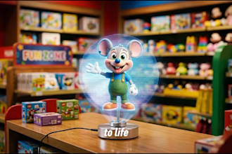 create 3d hologram fan videos and holographic animations