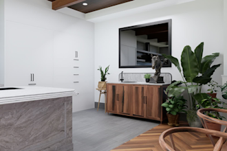 design realistic 3d interior rendering