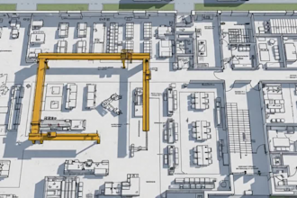 design industrial building plan, factory layout and warehouse structures
