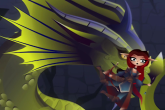 create 2d vector animation