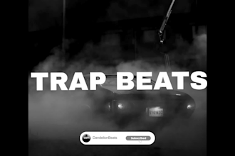 create an exclusive trap, rap or hip hop beat for your song