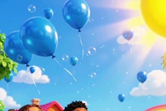 do 3d ai cartoon video kids animation , 3d kids editing video for youtube