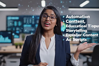 do viral faceless ai videos, video script writing, documentary script writing