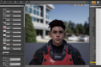 interactive ai avatar,rig3d for app,glb,animaze,stream,vrm,arkit52,lipsync,visme