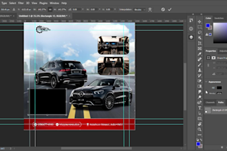 design social media design, post and ads for car dealership
