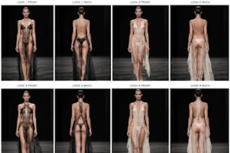 transform your fashion sketch into a luxury fashion campaign