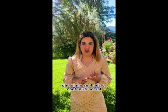 create italian ugc video for your brand