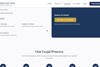 build law firm, attorney, legal advisor, notary or lawyer website
