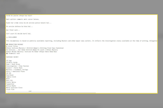write true crime doc script