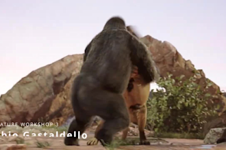 create 3d animal animation, 3d creature modeling, animal model, fur, and rigging