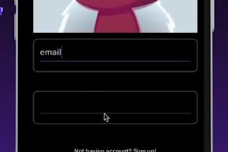 design modern parallax scrolling animation for website UI and landing page