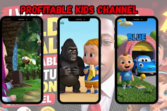 build and scale a profitable kids youtube cartoon channel