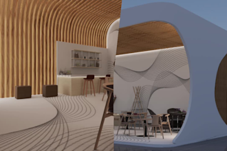 design professional exhibition stalls and trade show booths