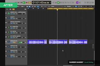professionally mix and master your rap, trap, rnb and pop vocals