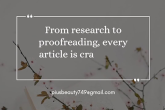 write clear and accurate health and wellness articles