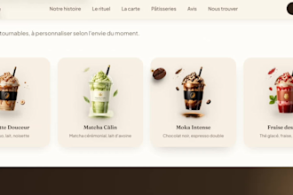make an animated modern website with a dashboard for you