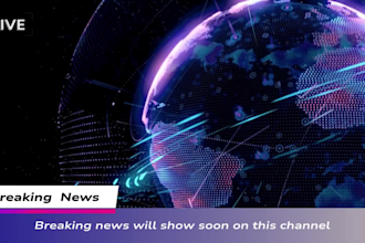 create a professional breaking news intro and broadcast opener