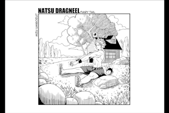 draw an expressive manga lineart illustration