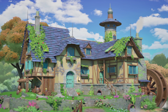 create 3d unreal engine environment, terrain level design for your video game