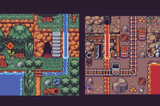 pixel art tileset tilemap top down tiles rpg maker game assets environment tiles