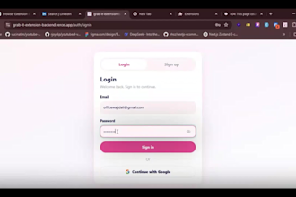 develop any kind of extension script for chrome