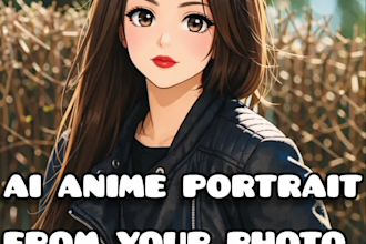 create ai anime or cartoon portrait from your photo