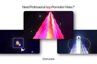 create app promo, saas promo video, website demo video