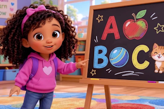 3d pixar style ai animation 3d kids cartoon animation ai storytelling cartoon