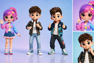 design 3d game characters and animation