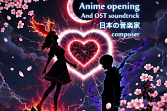 compose original anime ost opening ending song pop rock jpop anime style