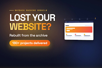 manually rebuild website from wayback machine archive org into wordpress