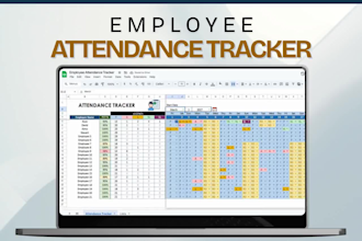 create excel template ,employee leave and HR management  vba spreadshet