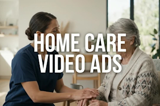create ai video ads for home care agencies caregiver hiring and senior care