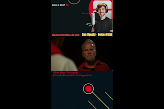 record a professional brazilian portuguese voice over