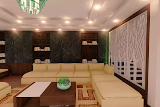 provide interior design services with professional 3d interior rendering