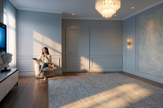 create ai architectural interior animation
