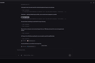 build an ai agentic worker for research and automation